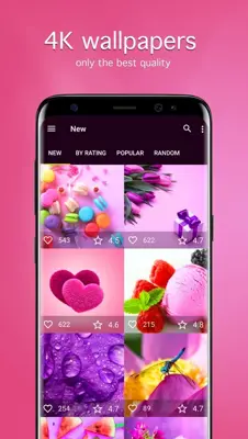 Pink Wallpapers 4K android App screenshot 2